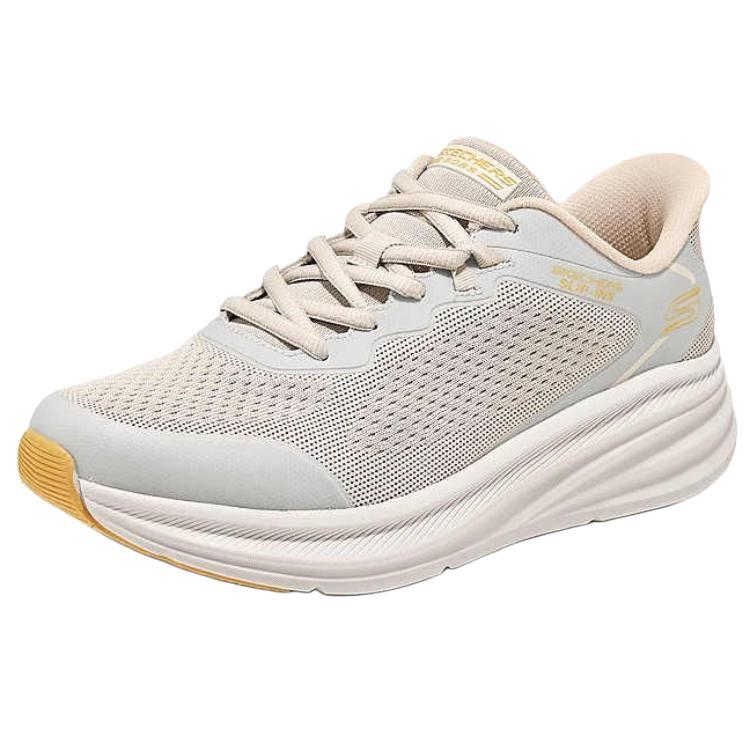 Skechers Слипоны Удобные Универсальные Тканевые Низкие Кроссовки Мужские кроссовки Белый Серый 118431-OFWT