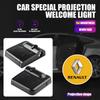1/2pcs Led Car Door logo Welcome Light For Renault Kwid Clio Megane DACIA Fluence Scenic Loguna Duster Logan Twingo Teizy Kangoo HH8