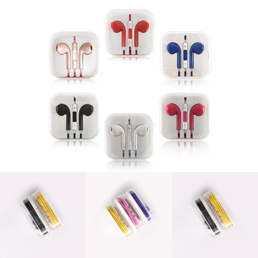 Новые наушники-гарнитура для iPhone 5 5s 6 6s 7 Earpods Наушники с пультом и микрофоном