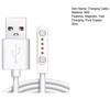 60 см магнитный USB-кабель для зарядки смарт-часов, быстрая зарядка, чистый медный провод, 4-контактный, не спутывающийся кабель для зарядки