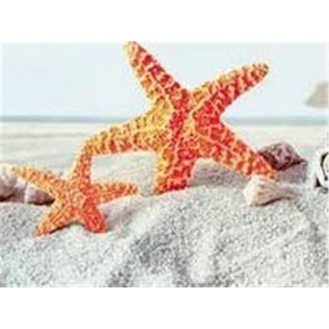 Полный круглый дрель 5D Алмазная картина Морская ракушка Пейзаж Вышивка крестом DIY Алмазная вышивка