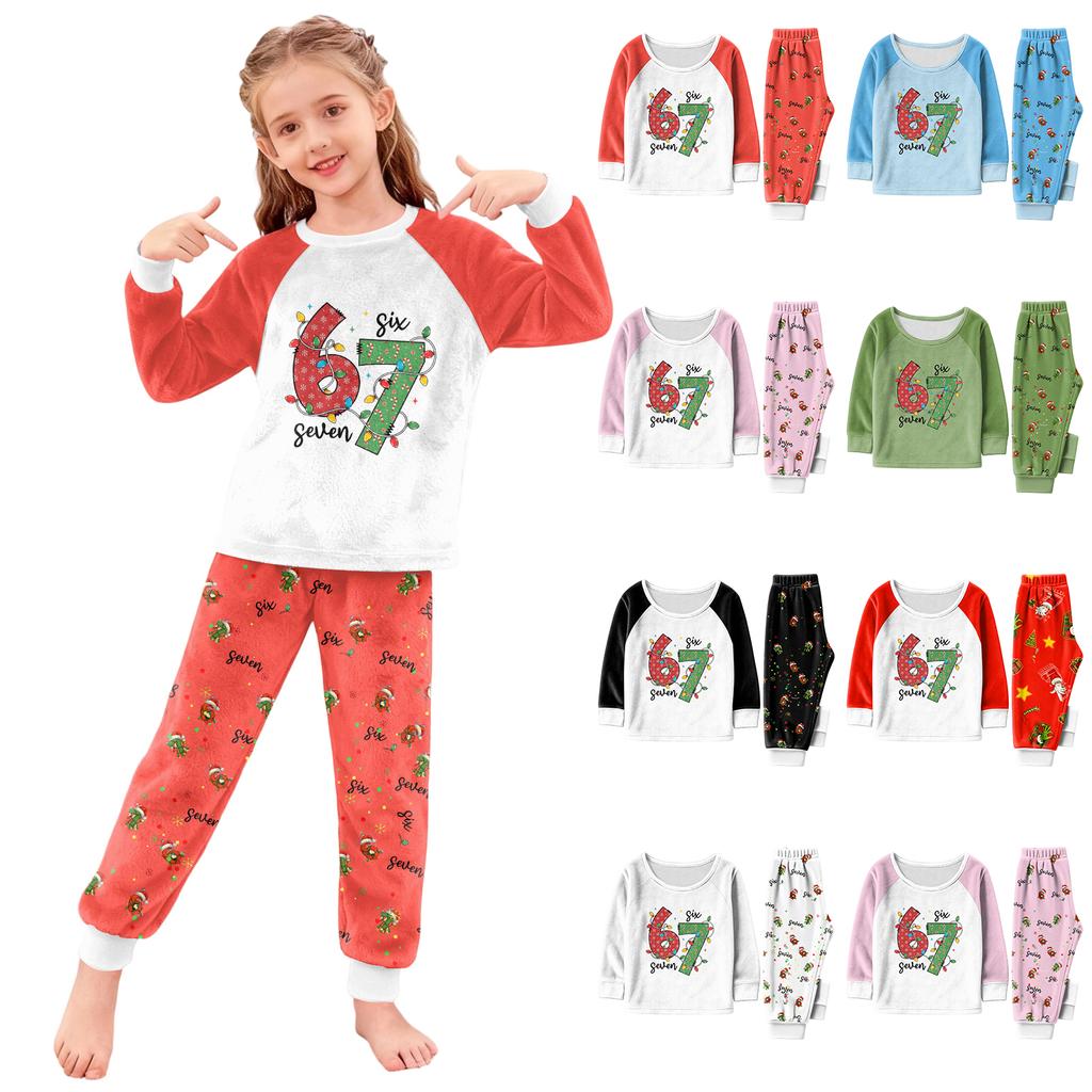 Детский Тонкий Двухпредметный Комплект с Длинным Рукавом для Мальчиков и Девочек