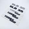 2017 Glossy Black Silver Letters GLB35 Turbo 4matic Emblem for Mercedes Benz AMG Car Fender Trunk X247 Rear Logo
