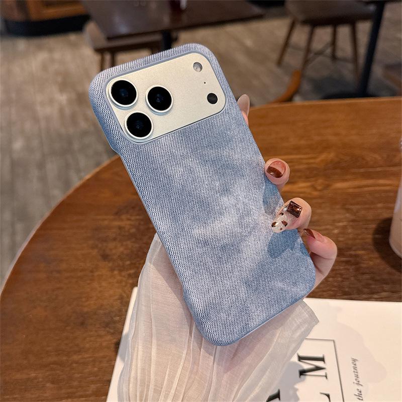 Премиальный магнитный чехол с текстурой денима для iPhone 14/13/Apple 17/16/15 PROMAX - Защита от падений