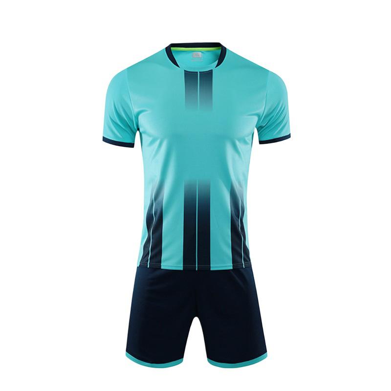 Custom Soccer Uniforms Sublimation Printing Men Football Jersey Set Quick Dry Breathable Sportswear for Team Training