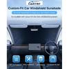 Cartist 5-слойный козырек от солнца на лобовое стекло подходит для Lexus NX NX250 NX350 NX350h NX450h + 2022 2023 2024 аксессуары складной солнцезащитный козырек на переднее окно автомобиля