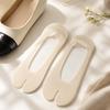 Ice Silk Toe-separated Socks Ultra Thin Toe Socks Simple Split Toe Socks  Summer