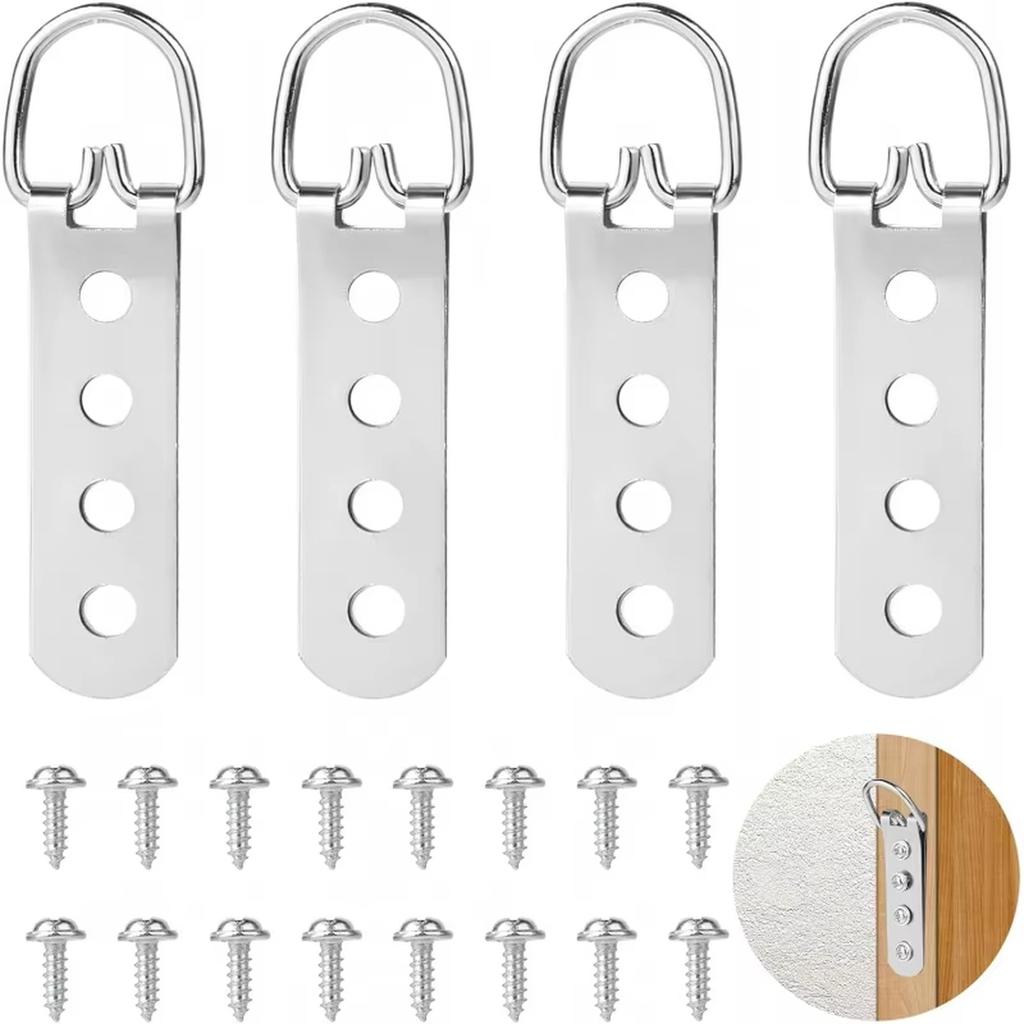 Thick Wire 3-Hole Hangers – Frame Hardware for Chinese Paintings & Oil Paintings