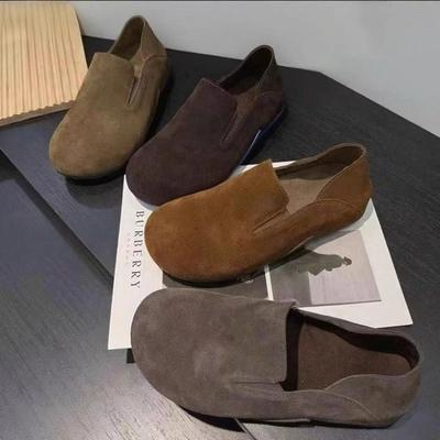 Мода Новый Стиль Женская Мода Кожа Работа Женская Повседневная Дышащая Ретро На Шнуровке Однослойная Коровья Кожа Удобная Износостойкая