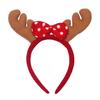 2 шт., рождественские повязки на голову, привлекательные классические оленьи рога, праздничный обруч в форме Санта-Клауса для женщин и девочек