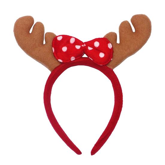 2 шт., рождественские повязки на голову, привлекательные классические оленьи рога, праздничный обруч в форме Санта-Клауса для женщин и девочек