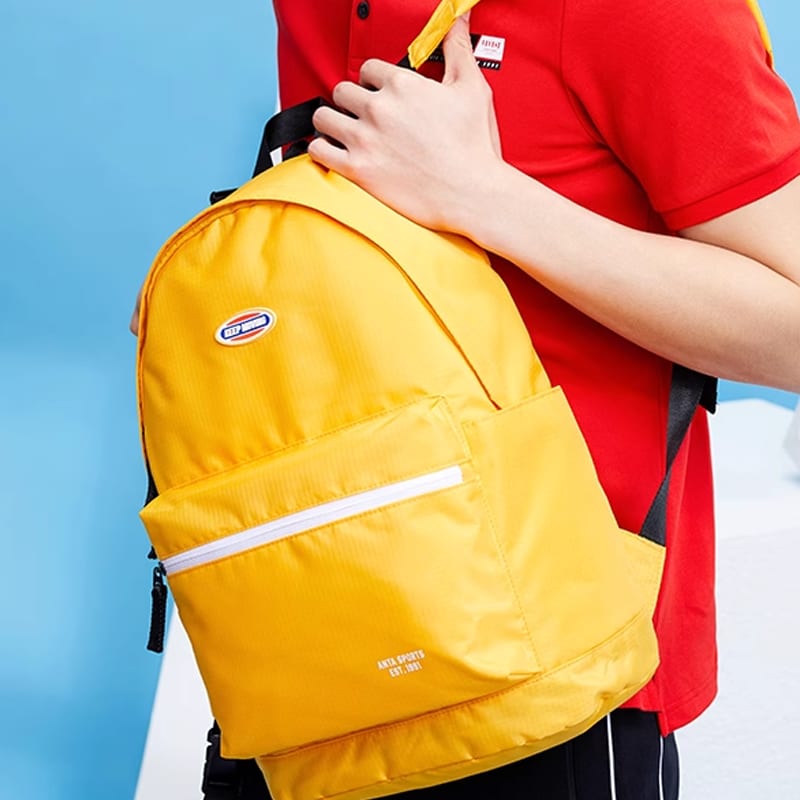 Anta Life Collection Fabric Students Backpack Regular Unisex Fragrant Fruit Yellow 192028162-3