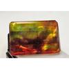 Natural Ethiopian Ammolite Opal Like Organic 42 Ct Emerald Cut Gemstone