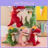 Dinosaur Plush Toy With Multicolor Flames For Kids Play And Comfort