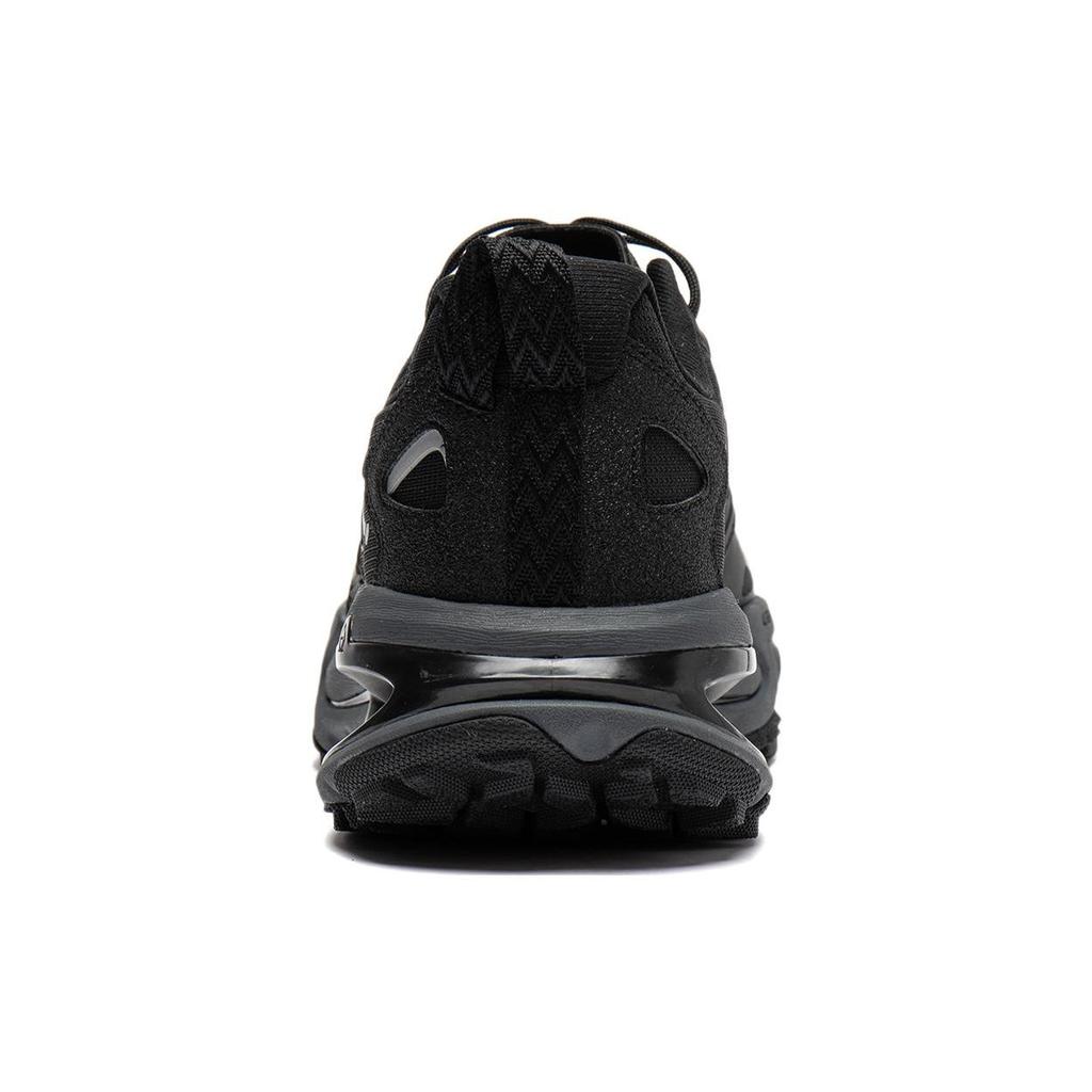 Li-Ning Легкие, высокопрочные, амортизирующие, нескользящие, износостойкие, низкие кроссовки для бега, мужские кроссовки черного цвета ARNT005-1