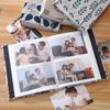 6-дюймовый Альбом для детских Polaroid-фотографий своими руками, 200 страниц, тканевая обложка, вставка-крепление