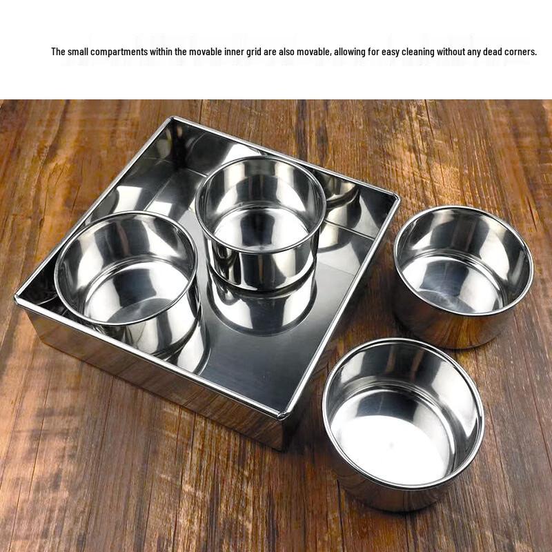 Stainless Steel Round Seasoning Box