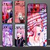 Чехол для телефона Darling in the FranXX Zero Two для Google Pixel 7 Pro 6 Pro 6A 5A 5 4 4A XL 5G, черный, мягкий чехол, чехол Fundas