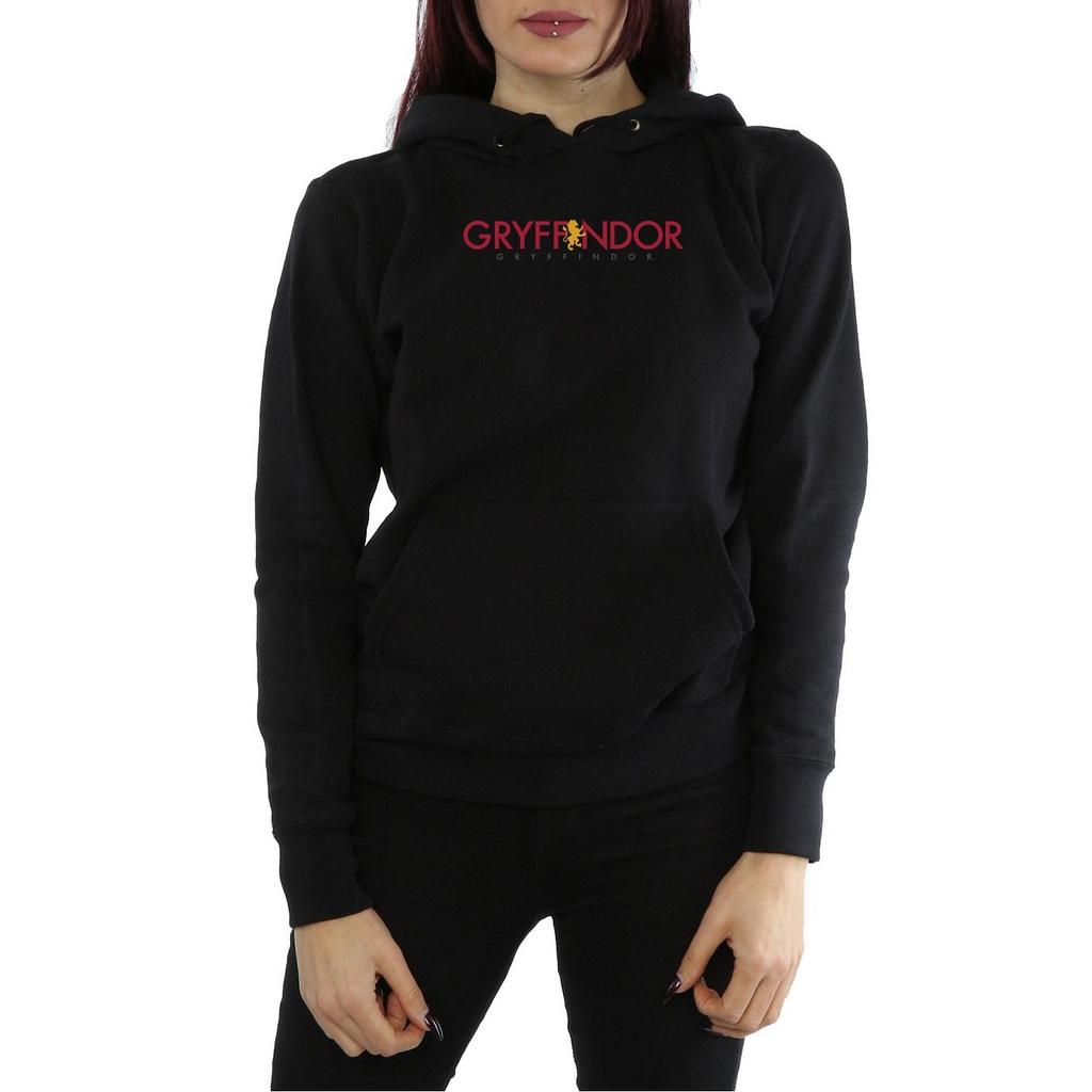 Harry Potter Womens/Ladies Gryffindor Text Hoodie