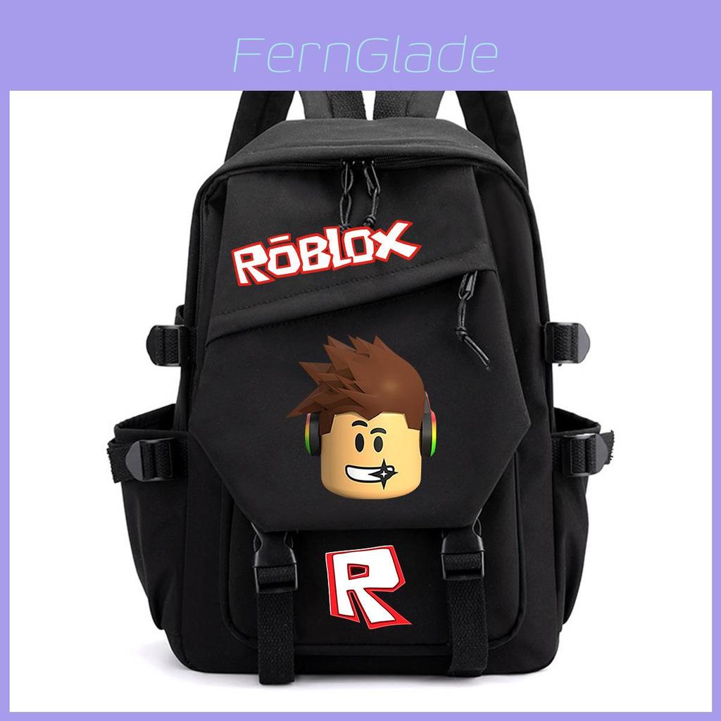 Рюкзак Roblox для подростков из Оксфордской ткани, повседневная школьная и дорожная сумка