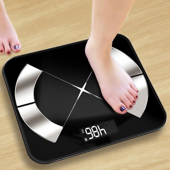 Цифровые весы для ванной комнаты, синхронизация с мобильным приложением, электронные весы для тела, высокоточные весы для измерения жира с