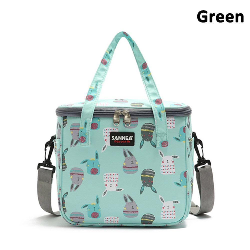 Shoulder Strap Waterproof Large Capacity Insulated Lunch Bags Cooler Bag Storage Box Picnic Bag