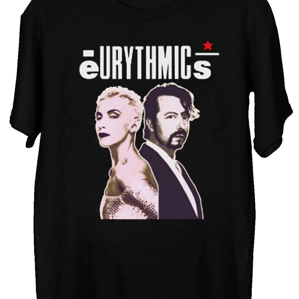 NEW EURYTHMICS Band Gift For Fans T Shirt S-5XL Cotton Black EN791