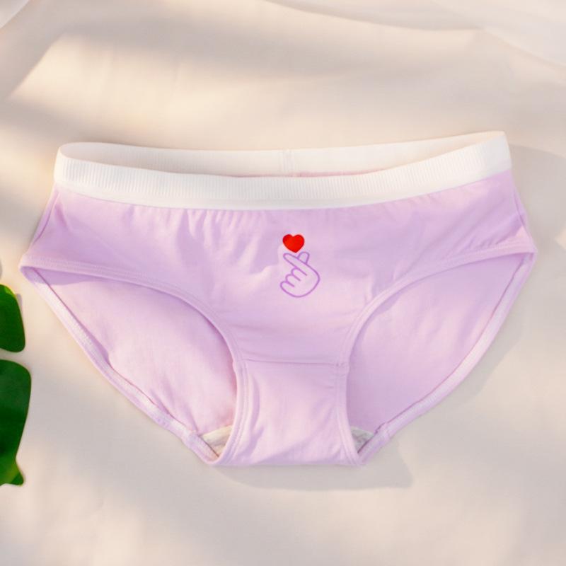 Women's Cotton Underwear Slim Fit Cotton Triangle Underwear Simple Breathable Underwear