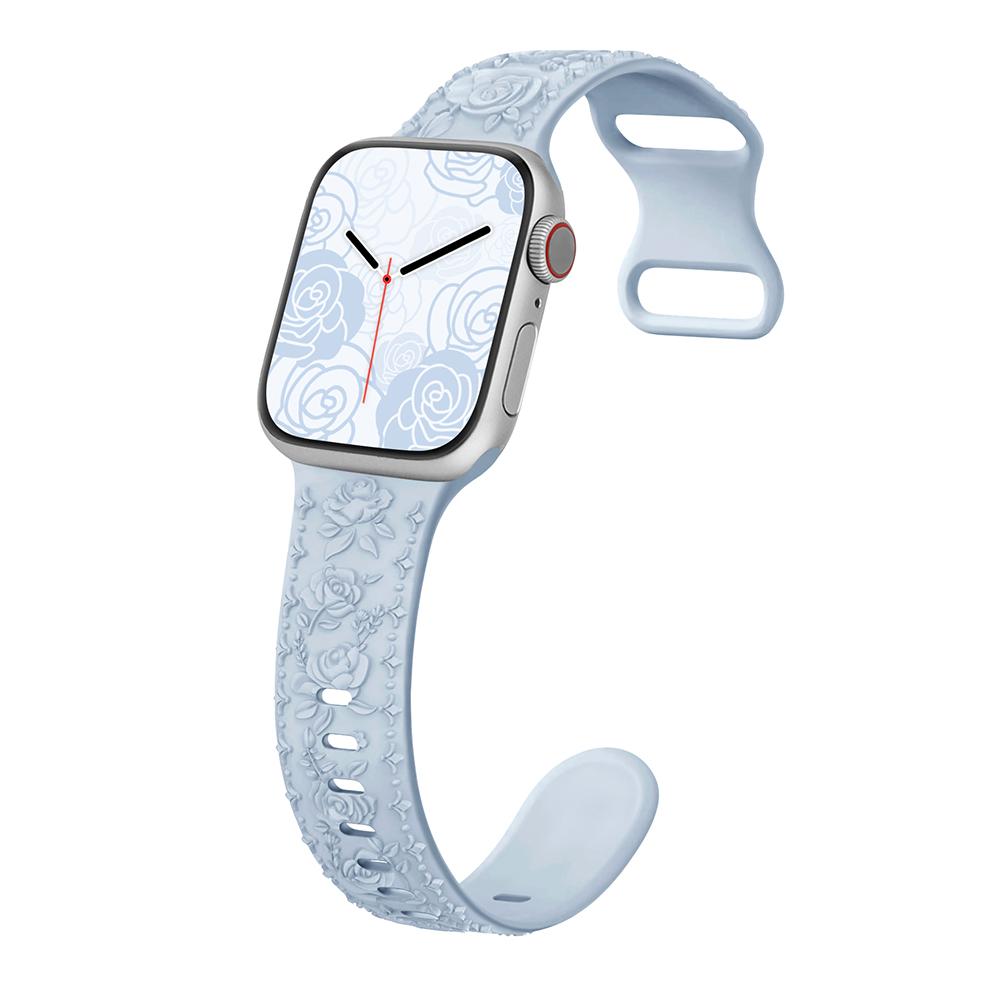 Ремешок с гравировкой для Apple, ремешок для часов 45 мм, 44 мм, 42 мм, 49 мм, 40 мм, 41 мм, силиконовый браслет Correa iWatch Series 8, 9, 7, 6, 5, 4, 3 Ultra SE