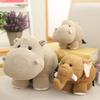 Simulation Hippo Elephant Doll Plush Toy Baby Elephant Rag Doll Zoo 8 Inch Grab Machine Doll