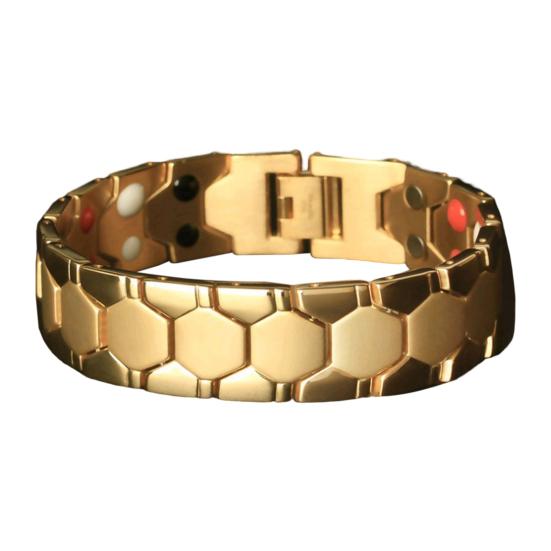 Men Bracelet Magnetic Durable Detachable Therapy Bracelet Daily Jewelry