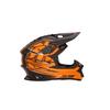 ZEALOT Mud Jumper II Carbon Hybrid Graphic Size Off-Road Helmet, Standard, Orange, S, 55-56cm (MJC0017/S)