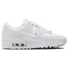 Nike Женские кроссовки Air Max 90 White Metallic Silver Blue-Joy FV0949-100