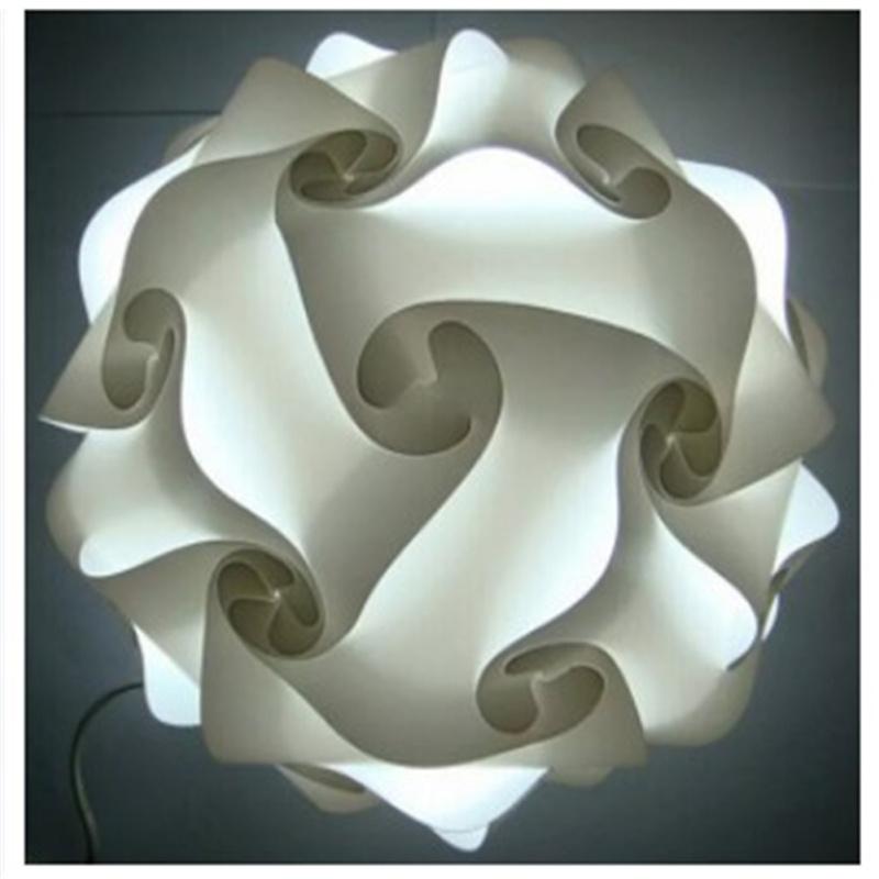 Сделай сам Шаровая лампа Пластиковый абажур Минималистичное украшение для лестницы Столовой Гостиной Кабинета