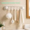 2PCS Waterproof Wall Hook Powerful Suction Bathroom Hooks Shower Wall Hanger  Home Organization