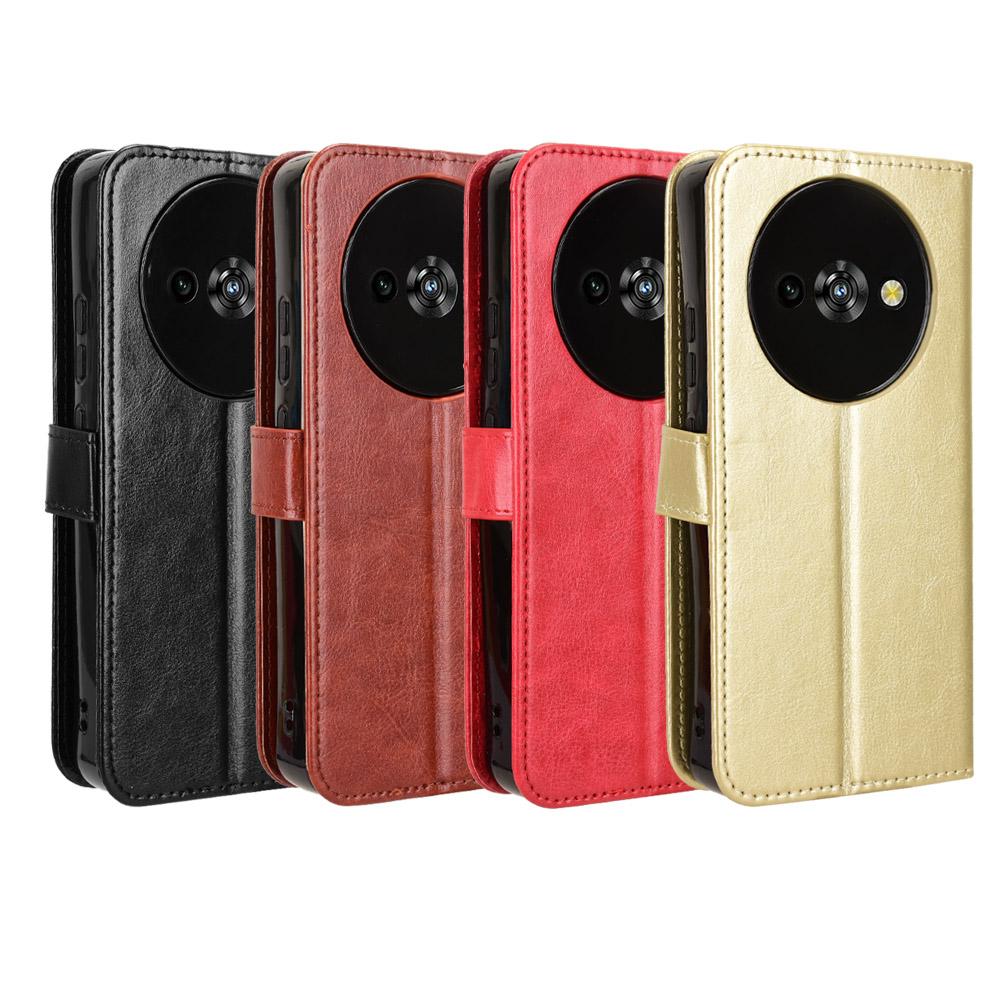 Для Oukitel C59/C59 Pro Кошелек-чехол с подставкой и слотами для карт – Ударопрочный, Пылезащитный, Деловой, Прочный, Флип-чехол из кожи