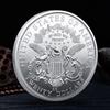 Американские памятные монеты с тиснением Статуи Свободы 1875 года, покрытые золотом