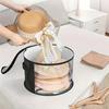 Hat Storage Box Dust Case Household Goods Sundries Storage Hats Bucket Clothes Organizers With Zippered Lid Travel Bags