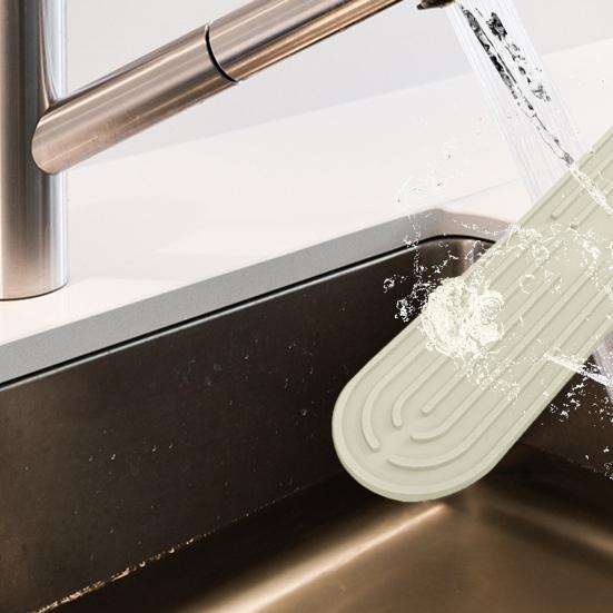 Сливной коврик Гибкий силиконовый сливной коврик для раковины Противоскользящий силиконовый защитный коврик для столешницы для домашней кухни