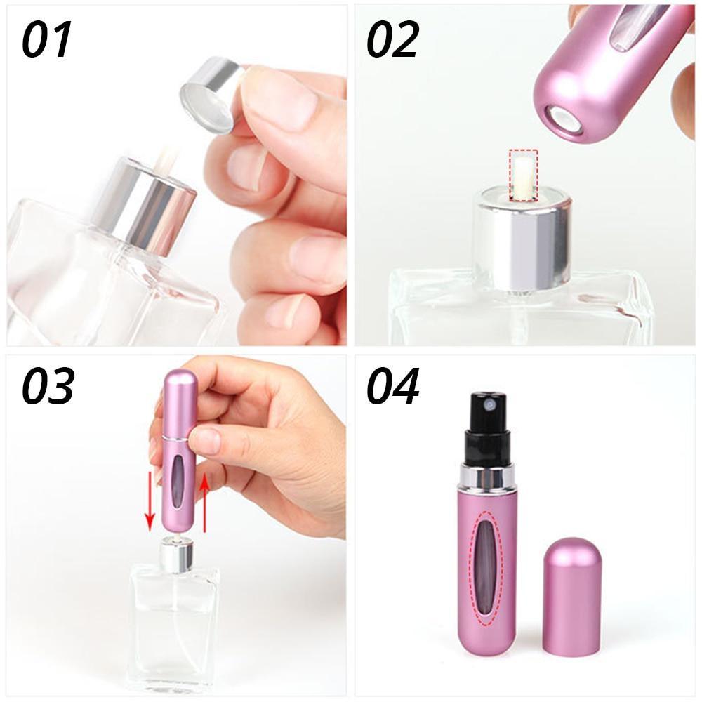 5 мл флакон для заправки духов портативный мини многоразовый распылитель ароматный насос пустые косметические контейнеры распылитель для дорожного инструмента горячий