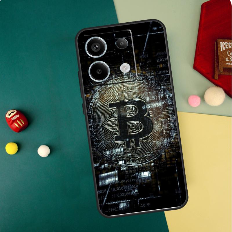 Чехол Bitcoin для Xiaomi Redmi Note 13 11 8 9 10 12 Pro 12S 11S 10S 9S Redmi 13C 9C 10C 12C