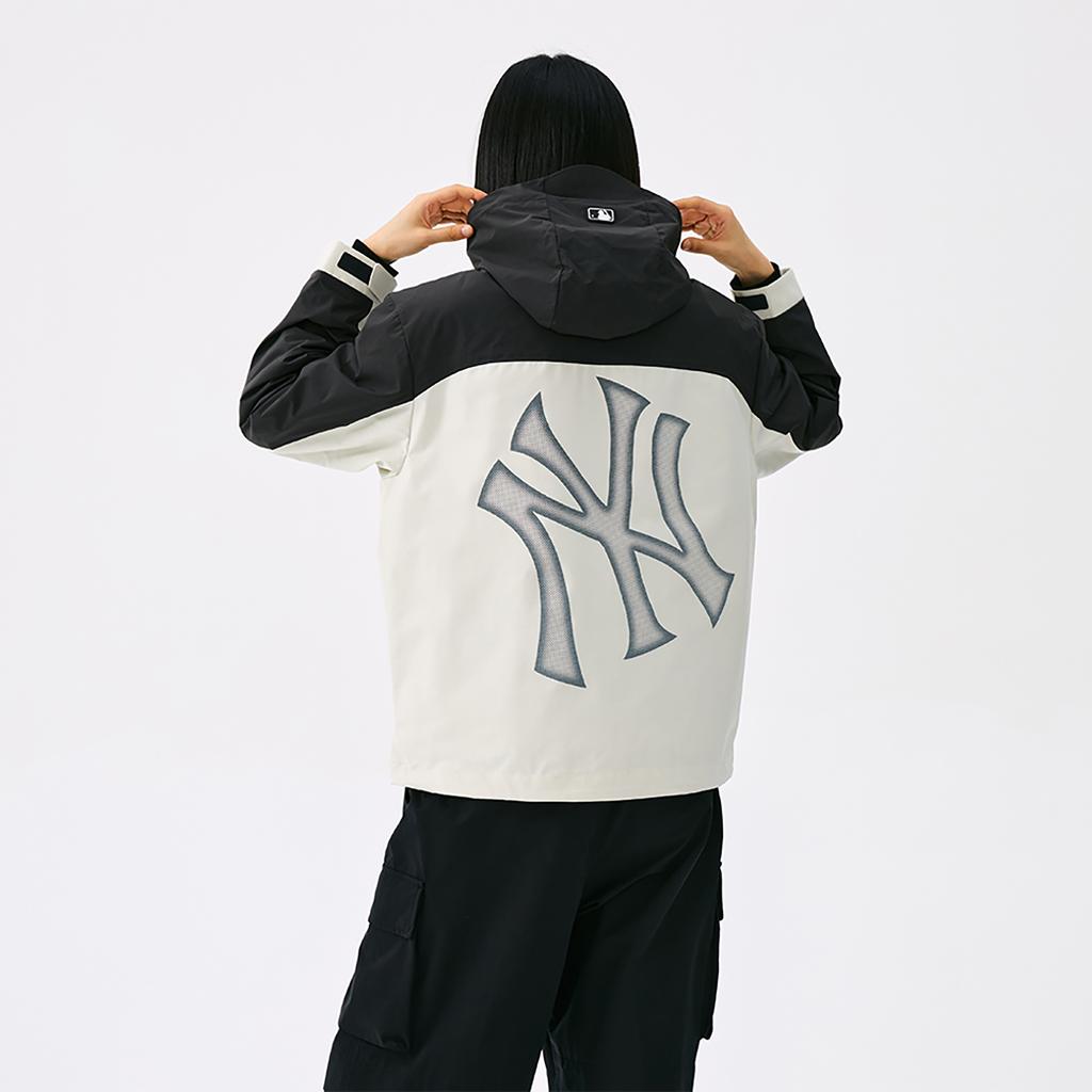 Новая куртка MLB New York Yankees Basic Collection 25FW Унисекс Глубокий слоновая кость 3AWJB0254-50CRD