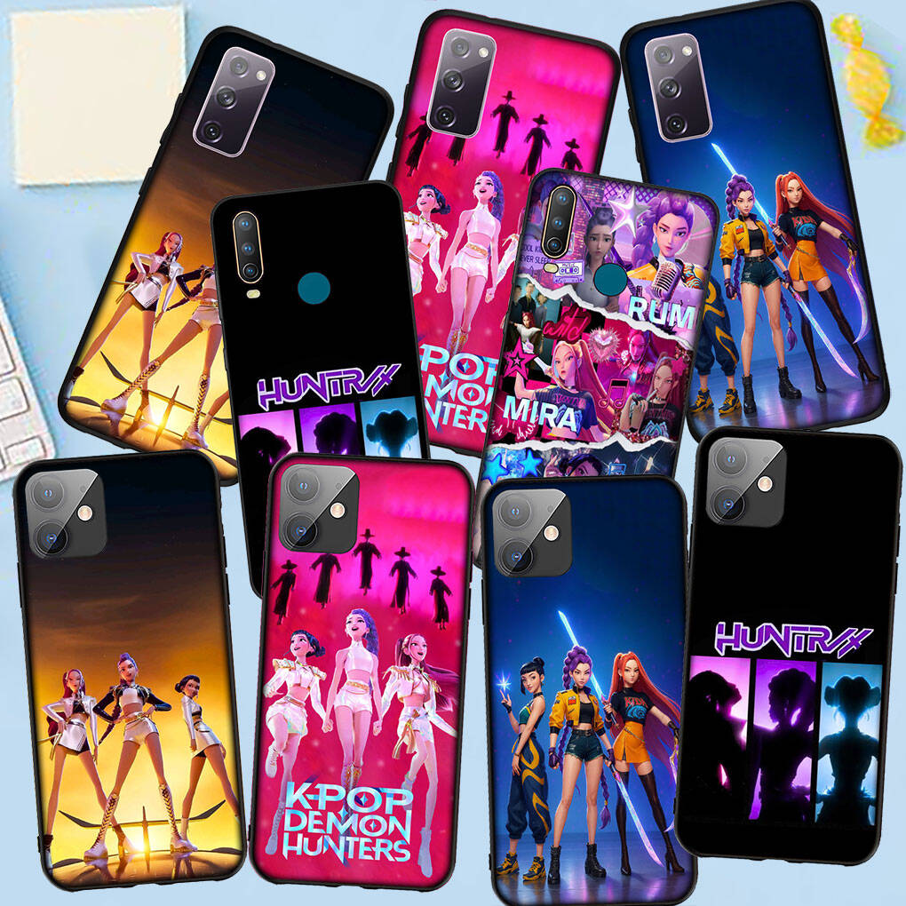 Чехол для Samsung Galaxy S25 S23 S22 S24 Ultra FE A05 A06 A15 A16 A36 A37 A35 A54 A55 A56 A57 A25 A26 A53 A17 Zoey KPop Mira Demon Rumi Hunter X Чехол