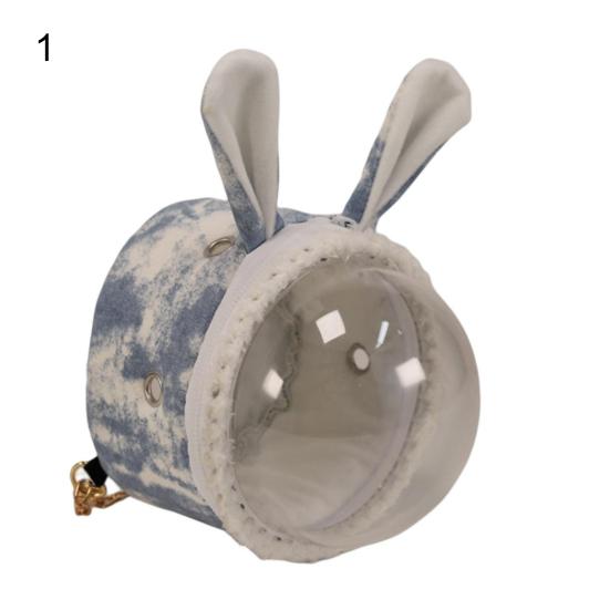 Мягкий рюкзак с металлической цепочкой и несколькими карманами для маленьких домашних животных, дорожный рюкзак для морских свинок, товары для домашних животных