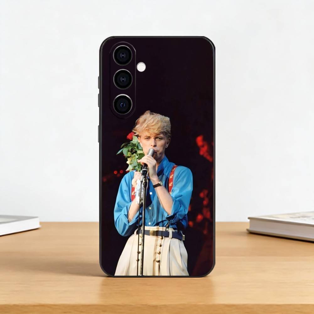 Singer D-David Bowie Phone Case For Samsung Galaxy A73,A72,A71,A70,A53,A52,A51,Soft Silicone Black Cover