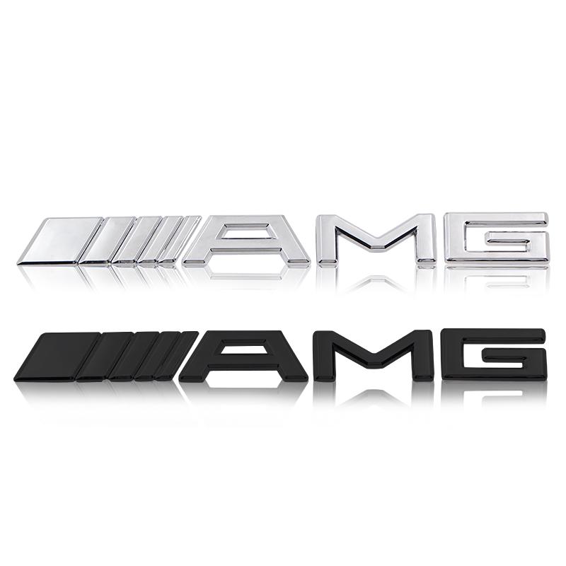 3D ABS Small Car Console Fob Sticker Logo AMG Emblem Stickers For Mercedes w3 AMG W205 W218 W177 V177 W176 W169 A B C E Class w3
