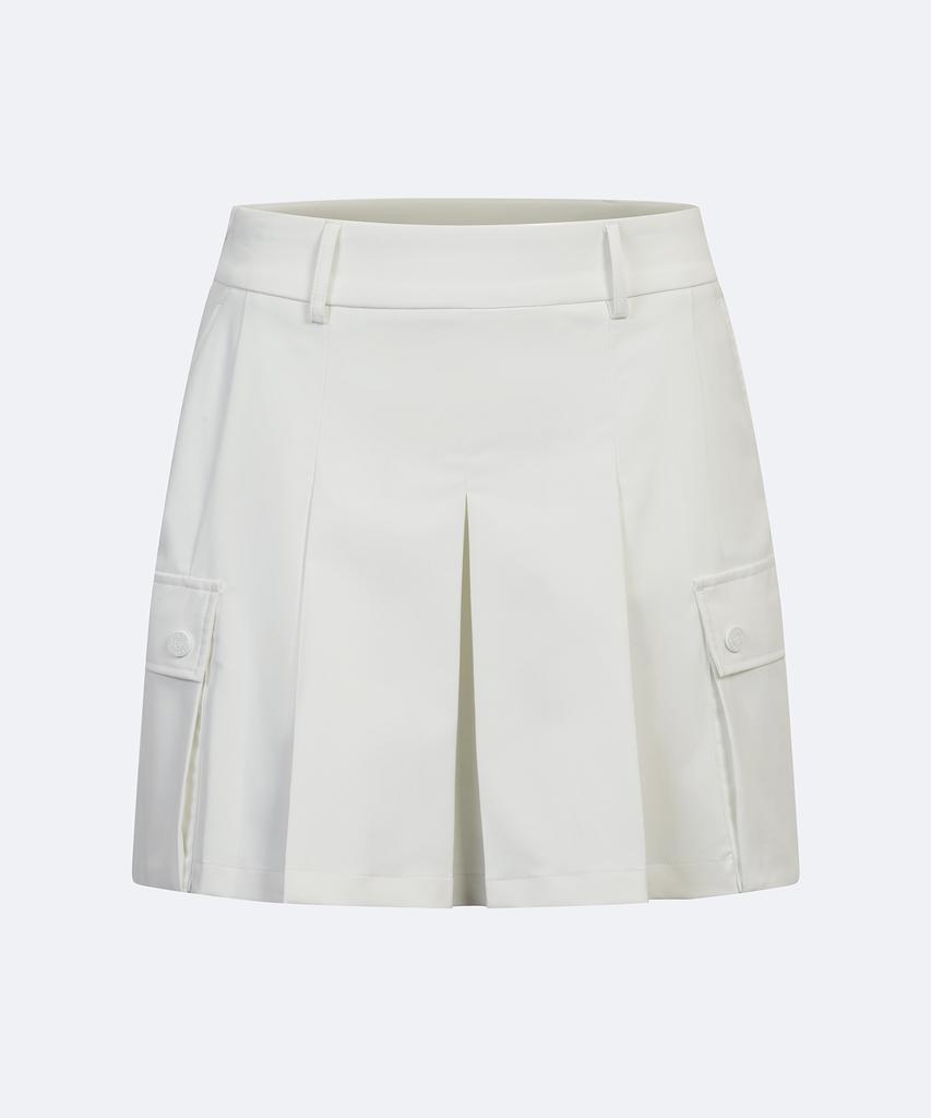K-SWISS Женская плиссированная тканая юбка Club_1Ksskmu502Wh