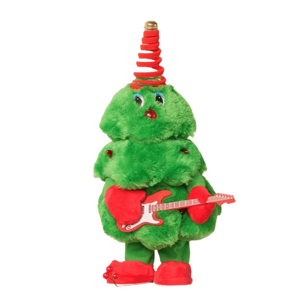 Снеговик Лось 35см Размер Электрическая Танцующая Рождественская Елка Качающаяся Светящаяся Рождественская Поющая Забавные Подарки