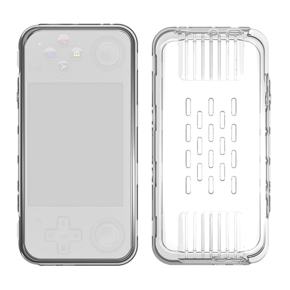 Protective Case For ANBERNIC RG35XX H Shockproof TPU Transparent Cover For Handheld Gaming Console Skin Shell