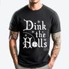 Pickleball Dink The Halls Cotton Graphic Tees New In Tops & Tees Free Shipping Clothes Comfortable Shirts For Men - Men's Sum...